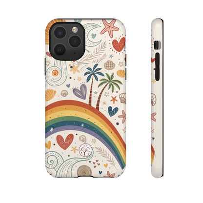 Rainbow Pride Boho Beach Tough Phone Case