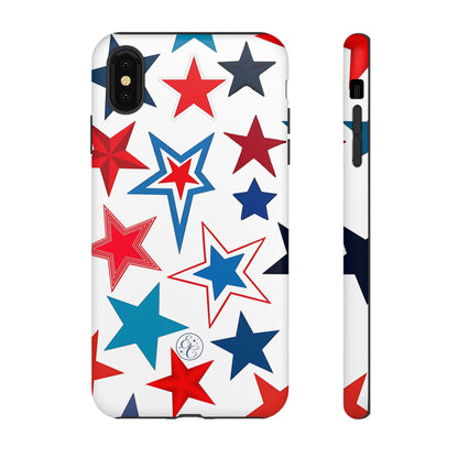 Patriotic Star Pattern Tough Phone Case