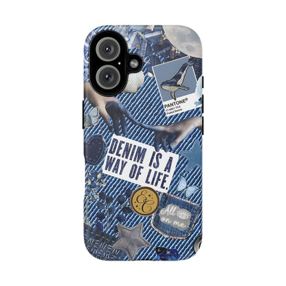 Denim Texture Tough Phone Case