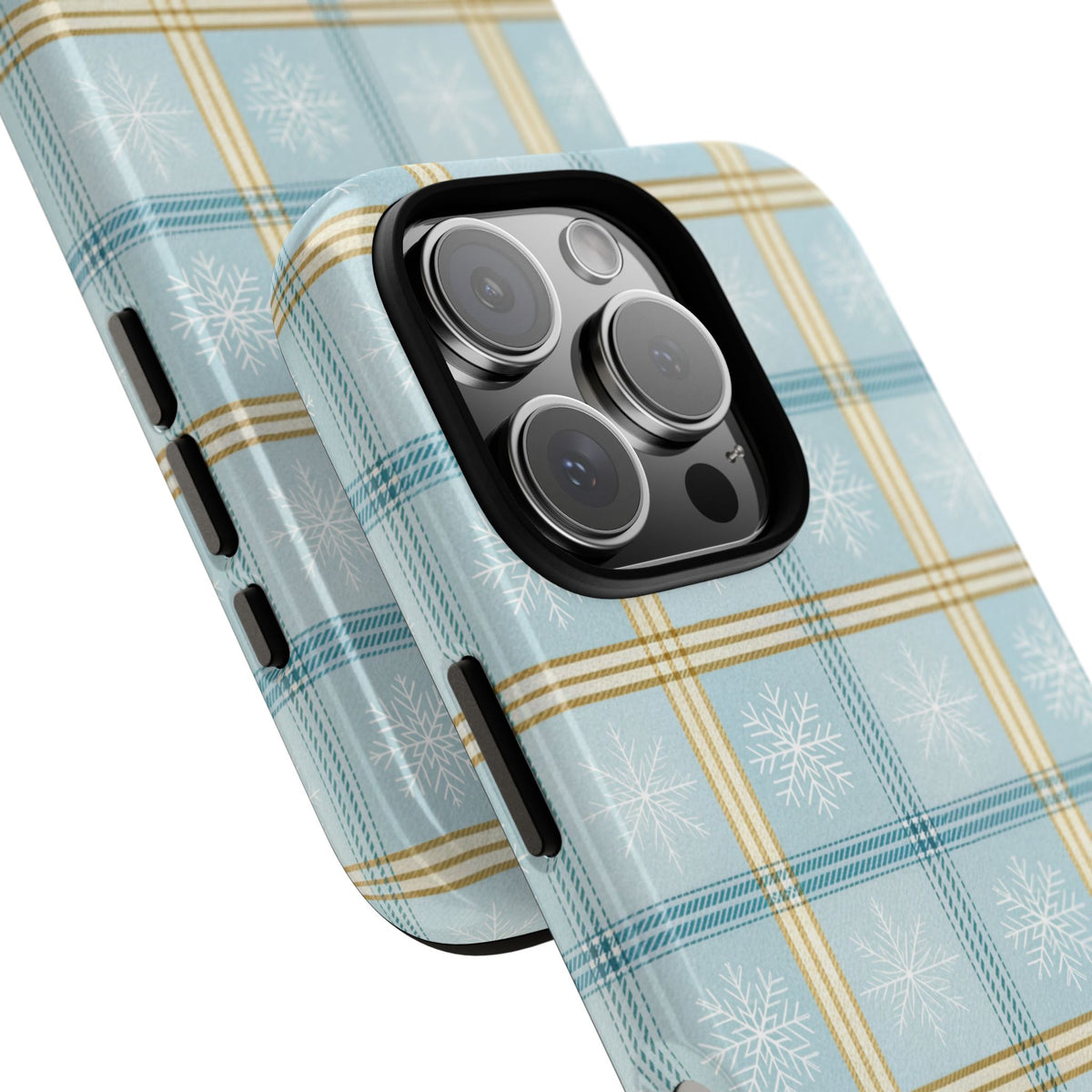 Blue Winter Plaid Phone Case