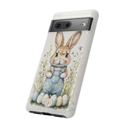 Bunny with Easter Eggs Tough Phone Case
