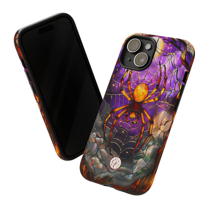 Stained Glass Spider Tough Phone Case