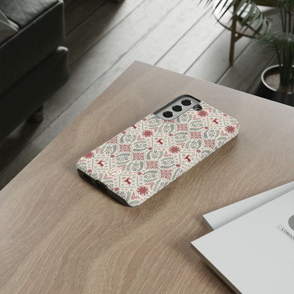 Red Reindeer Christmas Pattern Phone Case