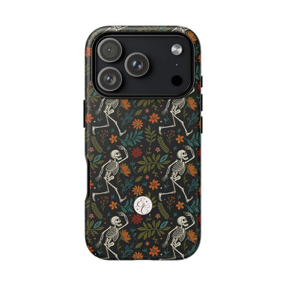 Boho Skeleton Pattern Halloween Phone Case