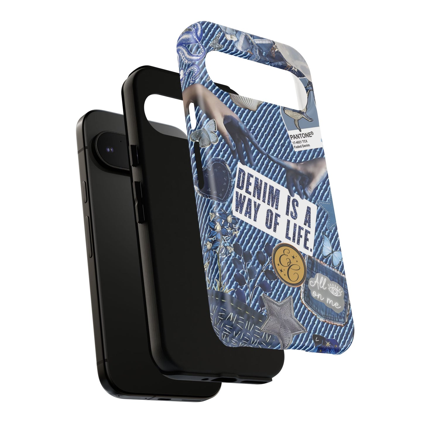 Denim Texture Tough Phone Case