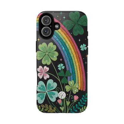 Rainbow & Shamrock Tough Phone Case