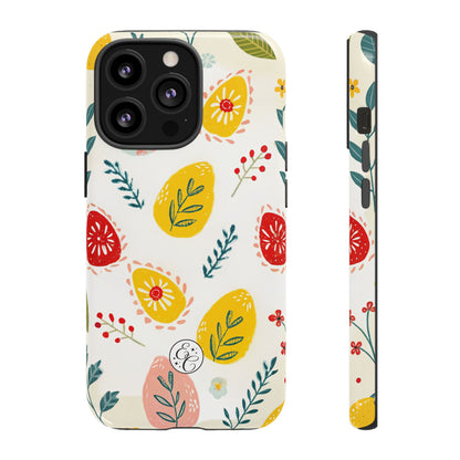 Colorful Easter Egg Pattern Tough Phone Case