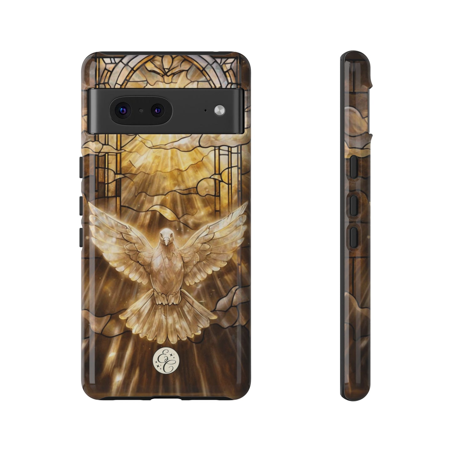 Holy Spirit Stained Glass Tough Phone Case