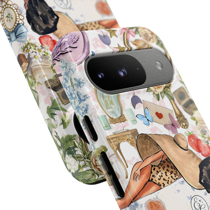 Aesthetic Coquette Collage Tough Phone Case