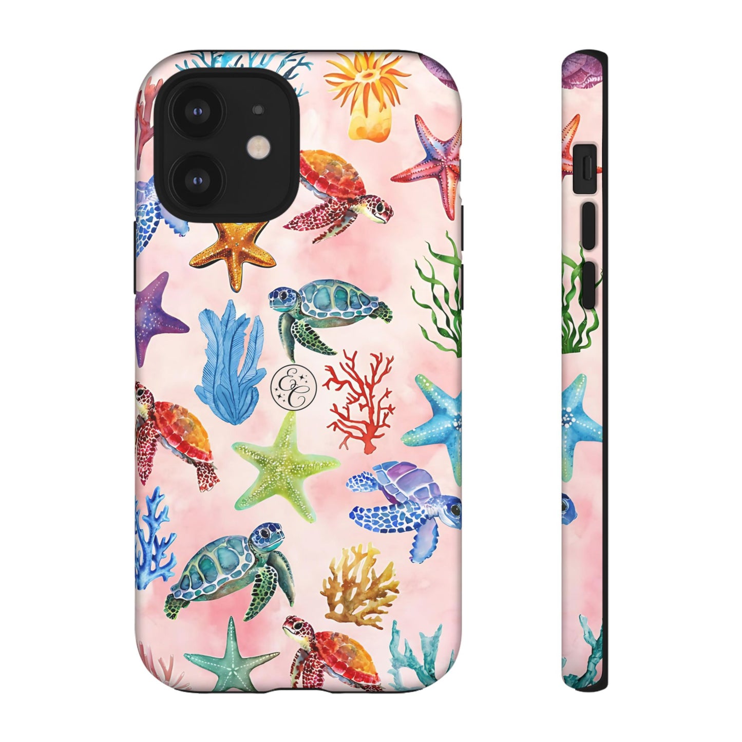 Colorful Marine Life Tough Phone Case