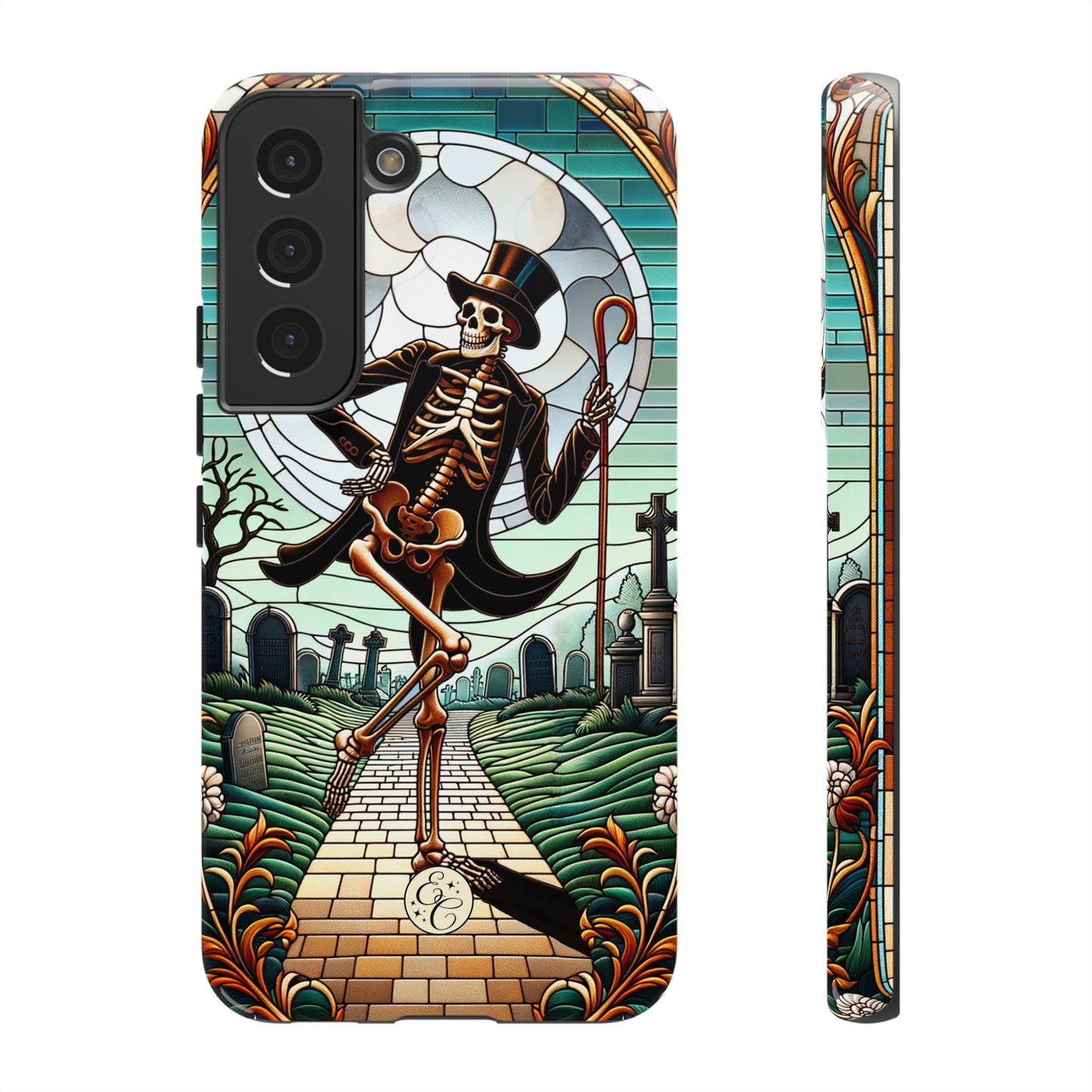 Dancing Skeleton Tough Phone Case