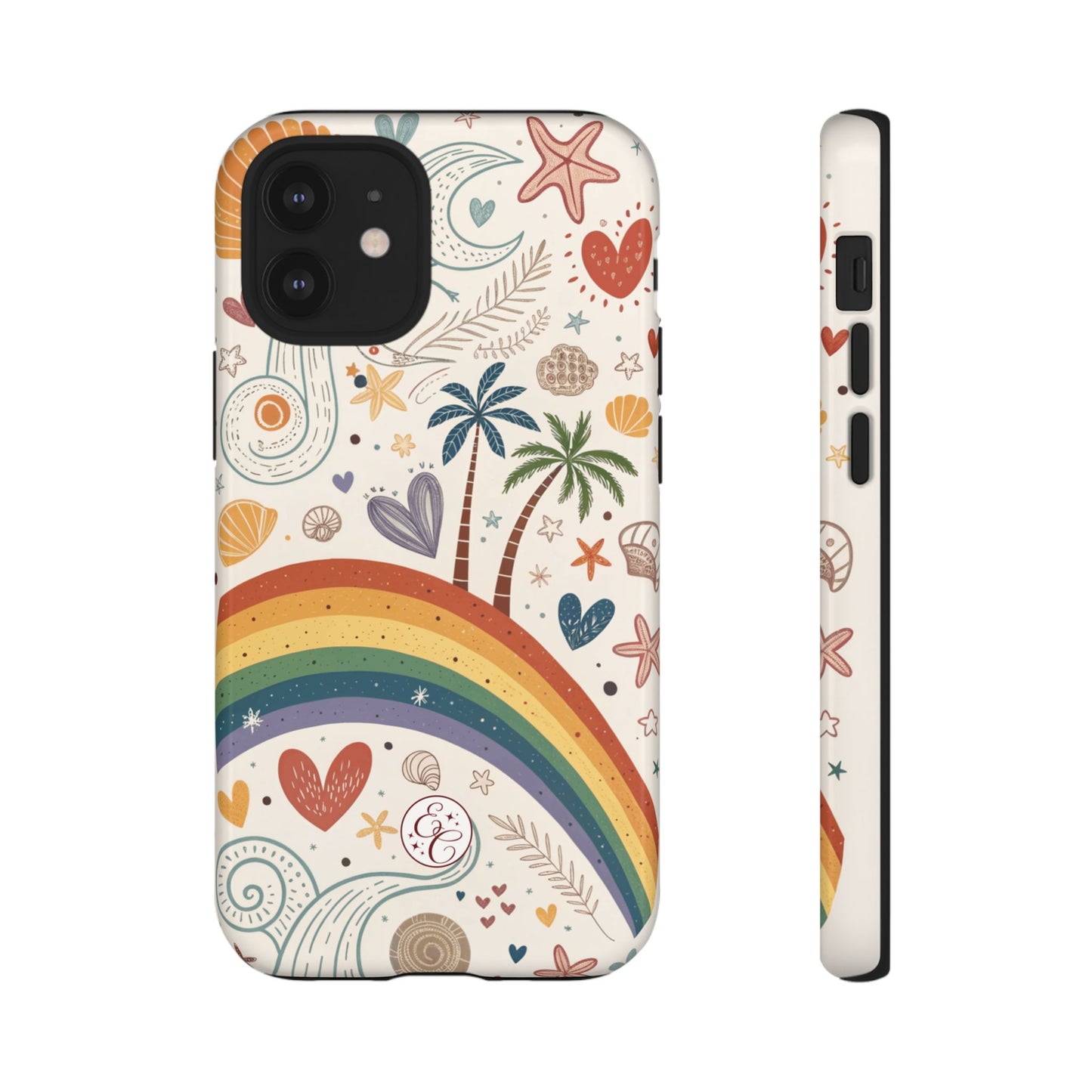 Rainbow Pride Boho Beach Tough Phone Case