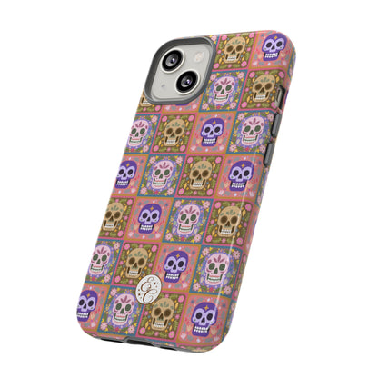 Sugar Skull Pattern Tough Phone Case