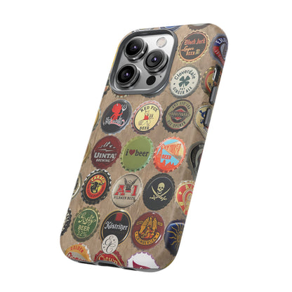 Beer Bottle Caps Tough Phone Case