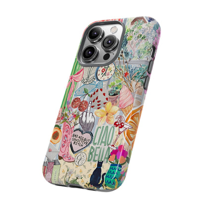 Coquette Art Collage Tough Phone Case