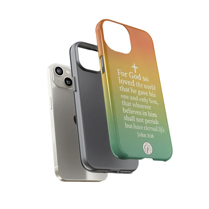 John 3:16 Tough Phone Case
