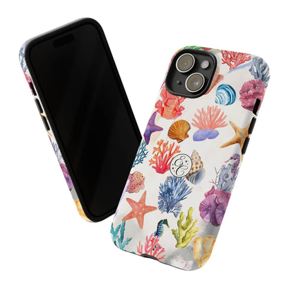 Coral & Sea Shells Tough Phone Case