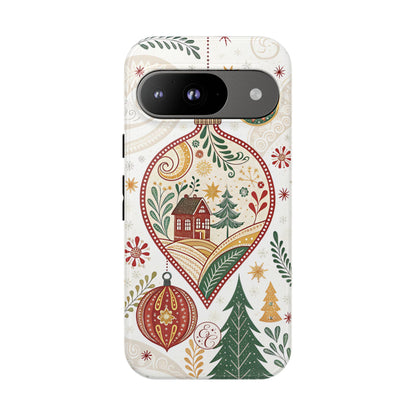 Cozy Christmas Ornament Tough Phone Case