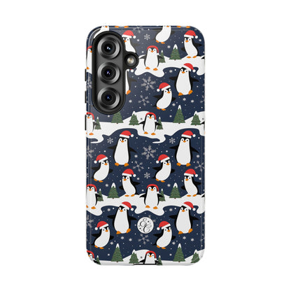 Cute Penguin Christmas Pattern Tough Phone Case