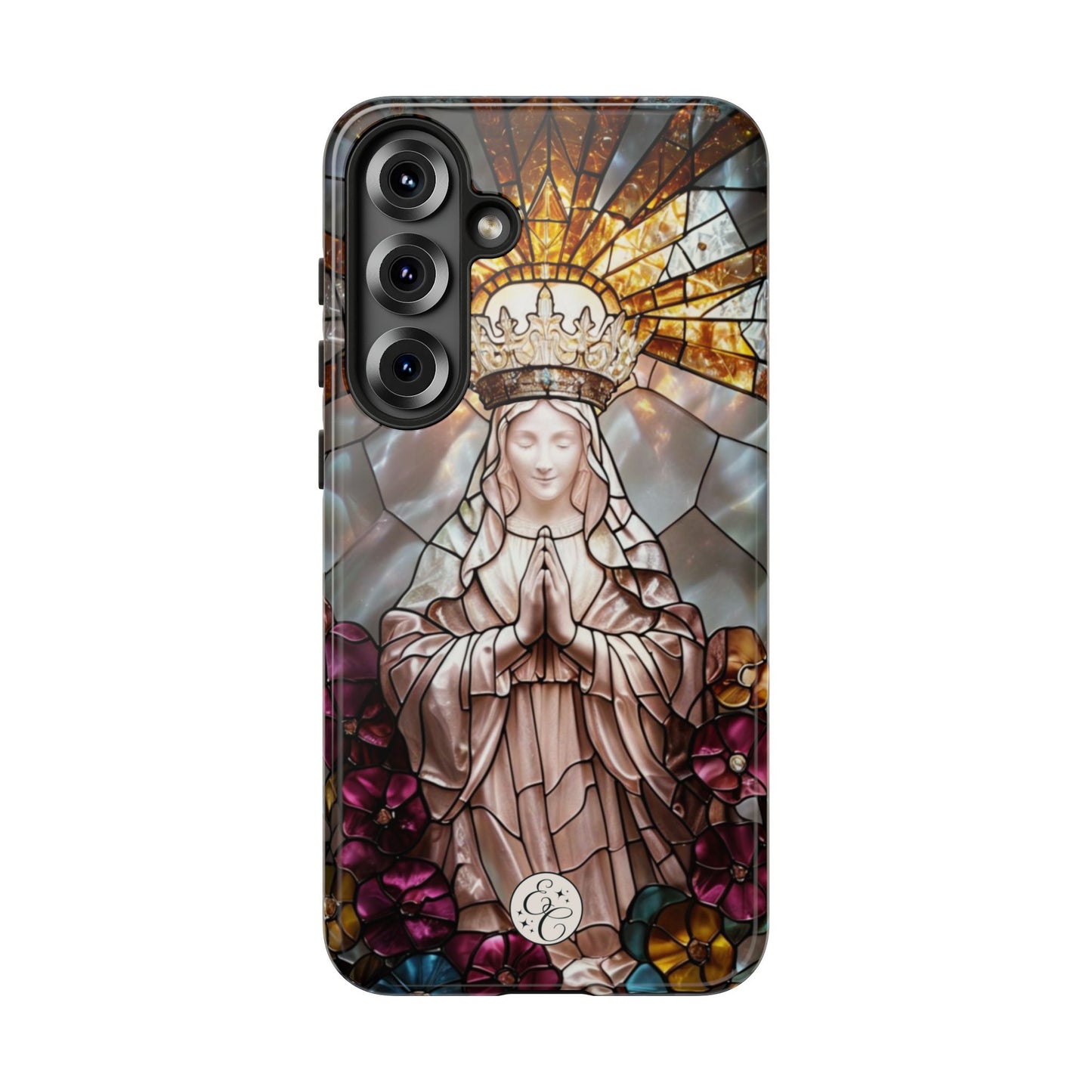 Virgin Mary Stained Glass Tough Phone Case