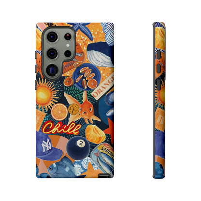 Nautical and Citrus Tough Phone Case