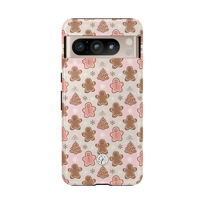 Gingerbread Men & Xmas Tree Pattern Tough Phone Case