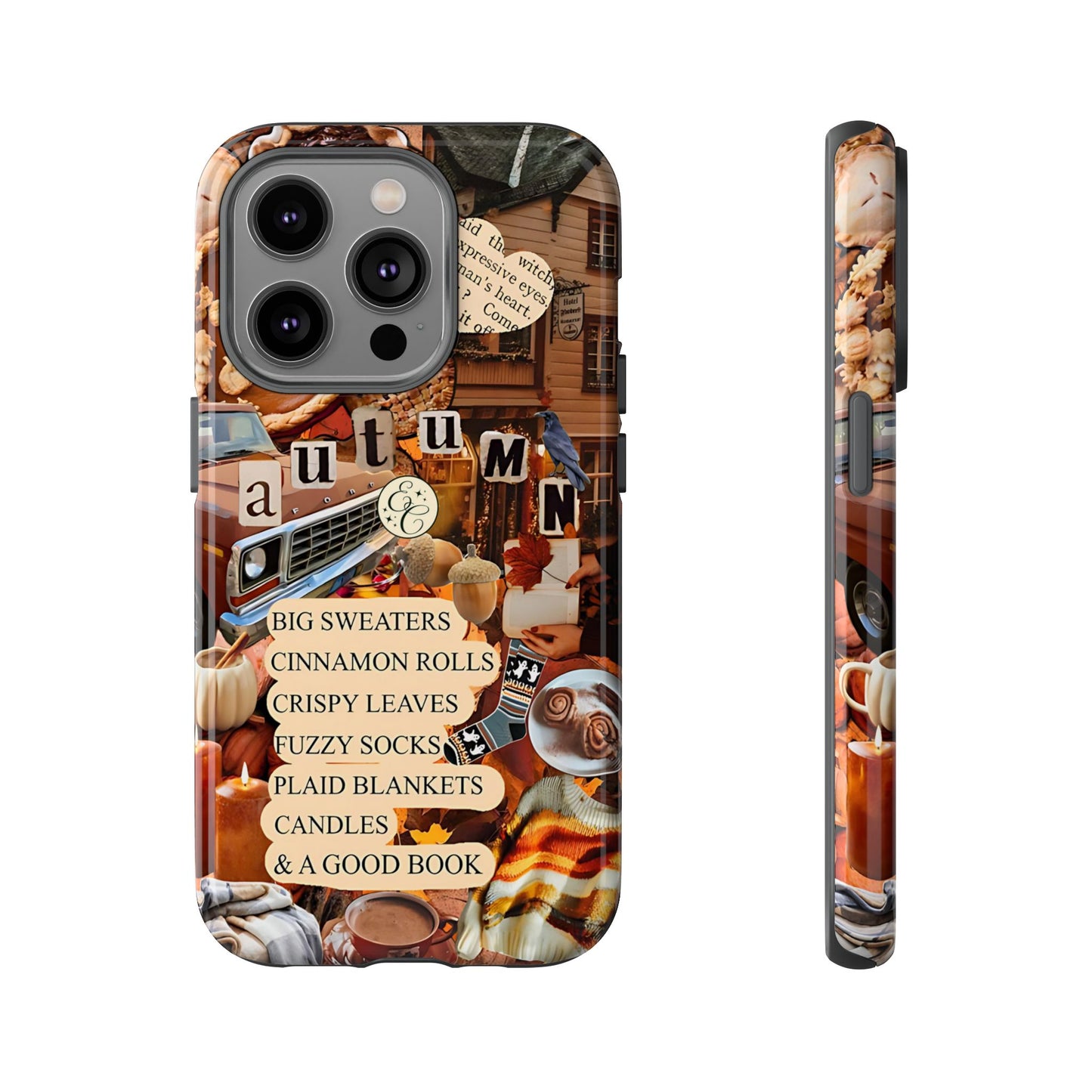 Autumn Aesthetic Collage Tough Phone Case