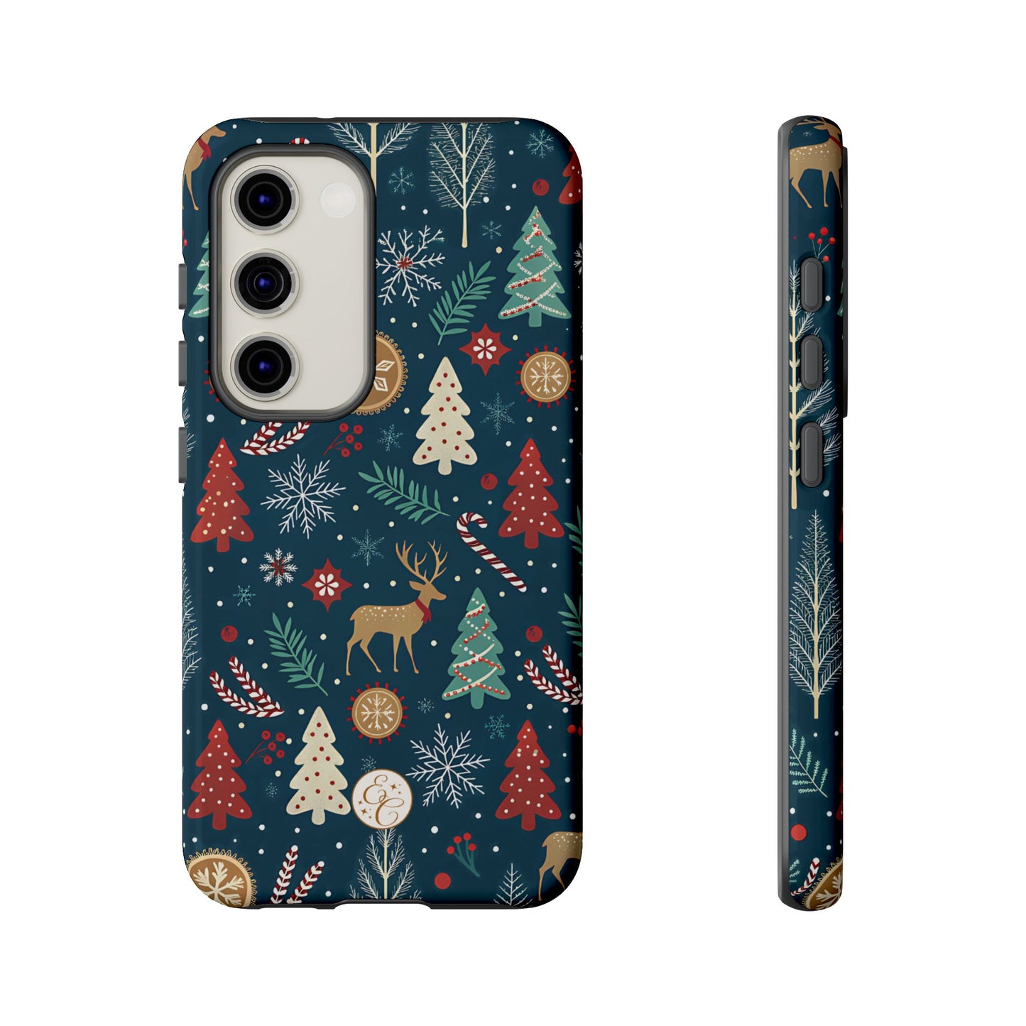 Christmas Holiday Pattern Tough Phone Case