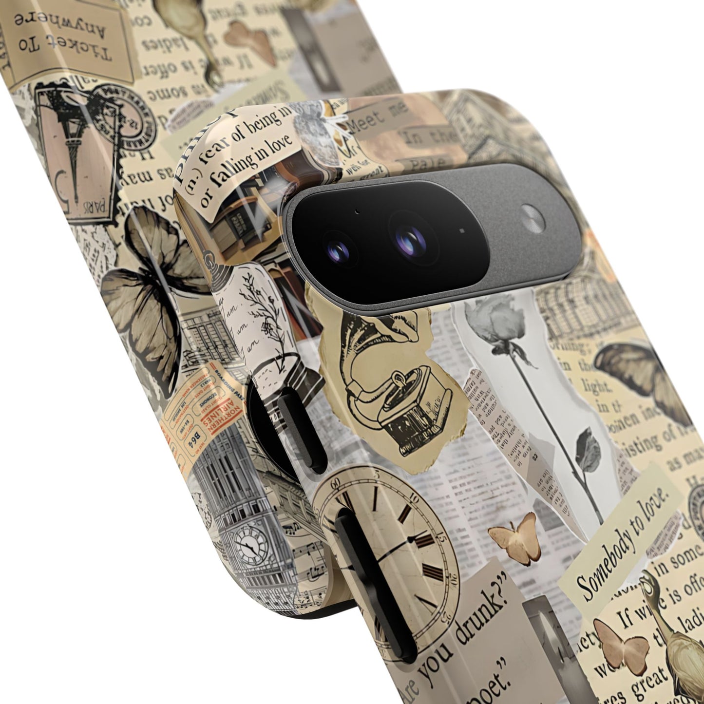 Library Romance Collage Tough Phone Case