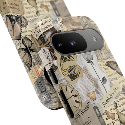 Library Romance Collage Tough Phone Case