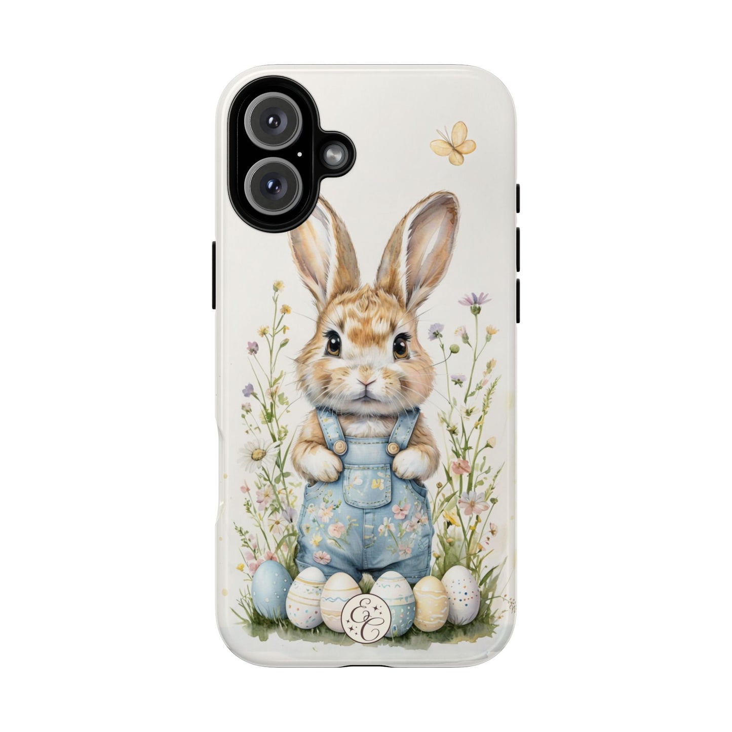 Bunny with Easter Eggs Tough Phone Case