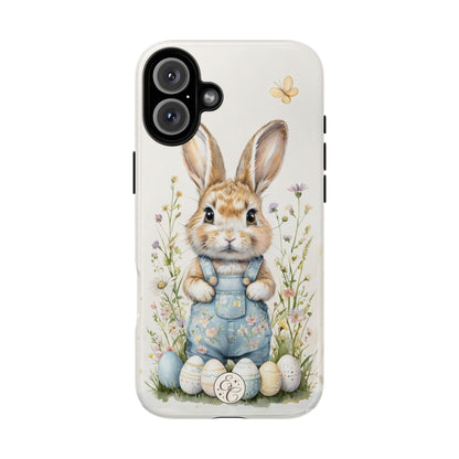 Bunny with Easter Eggs Tough Phone Case