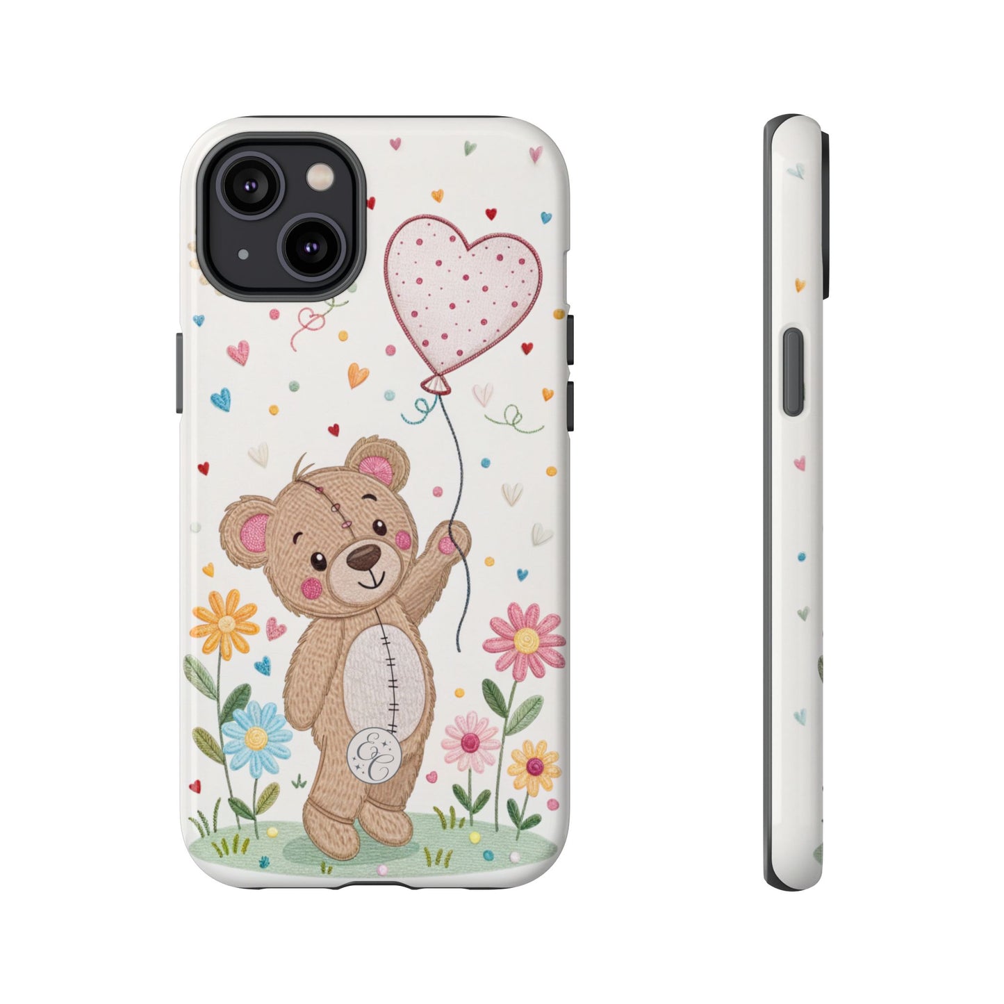 Cute Teddy Bear Tough Phone Case