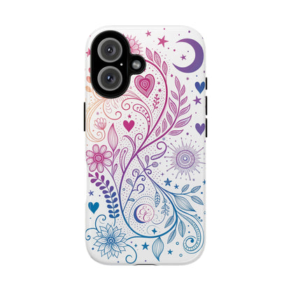 Subtel Bisexual Boho Doodle Tough Phone Case