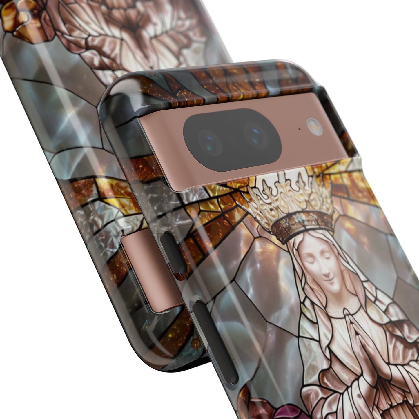 Virgin Mary Stained Glass Tough Phone Case