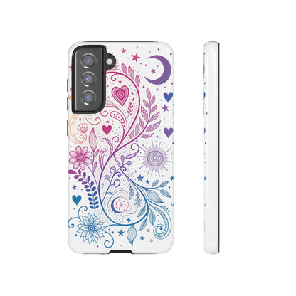 Subtel Bisexual Boho Doodle Tough Phone Case