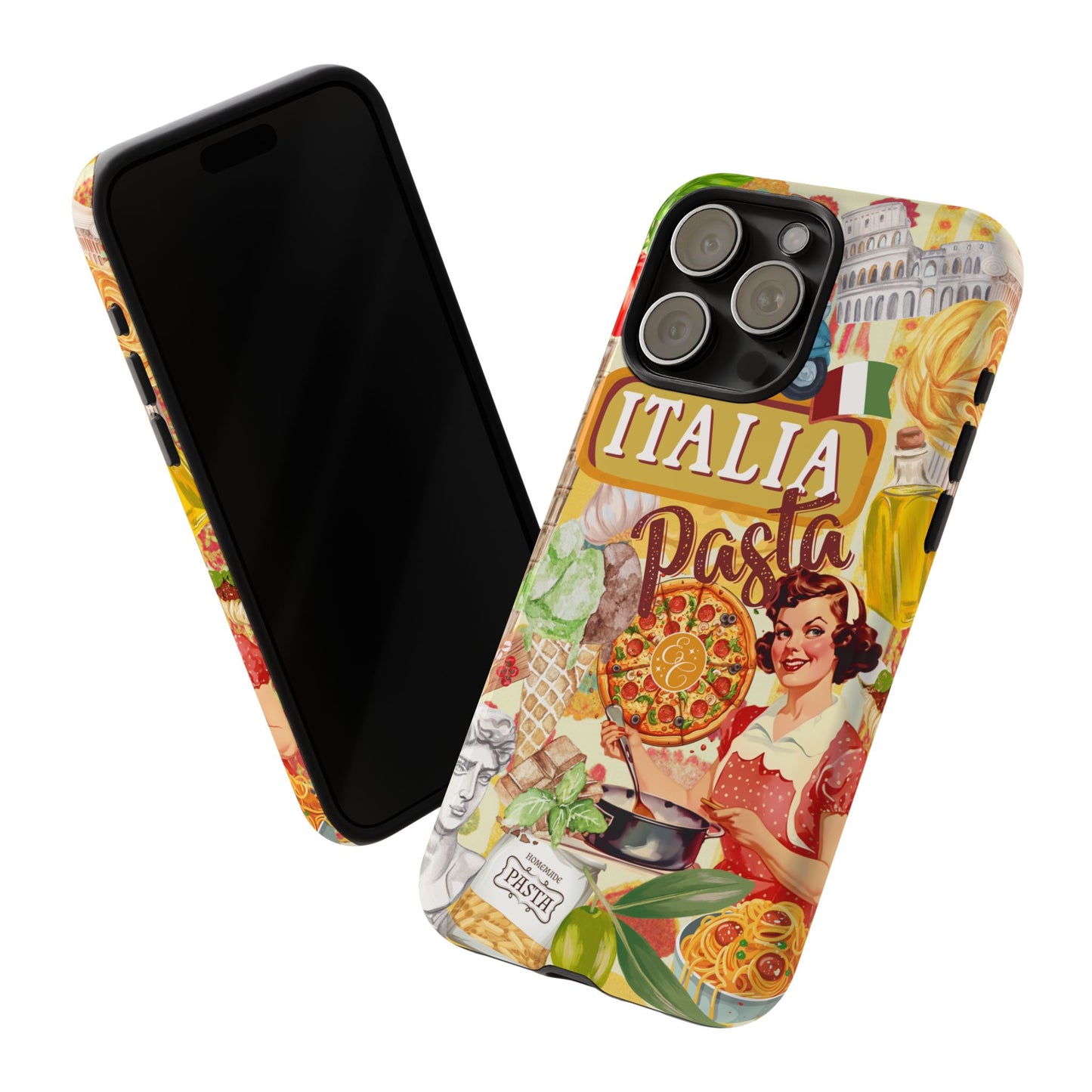 Italian Cuisine Collage Tough Phone Case