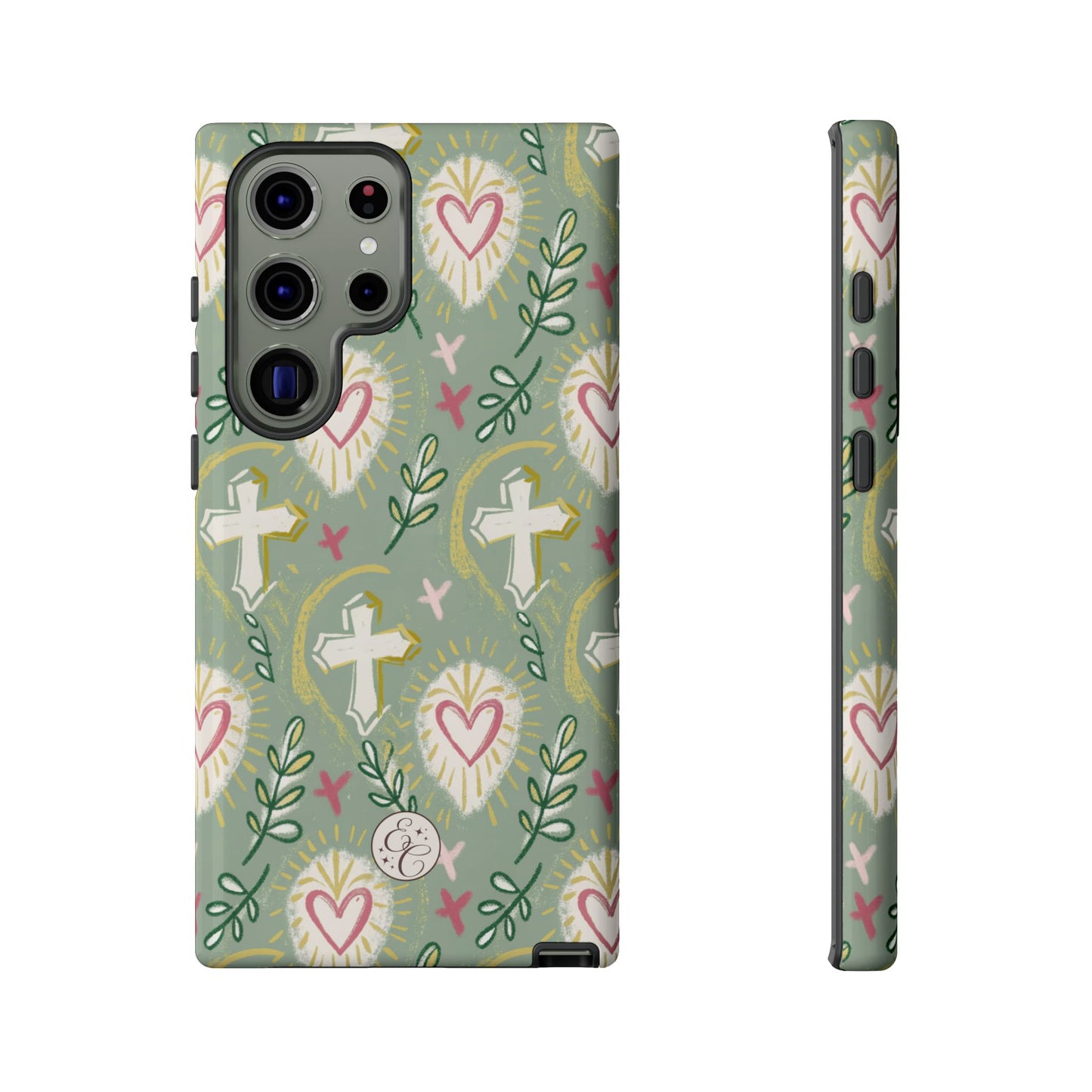 Christian Cross Boho Pattern Tough Phone Case