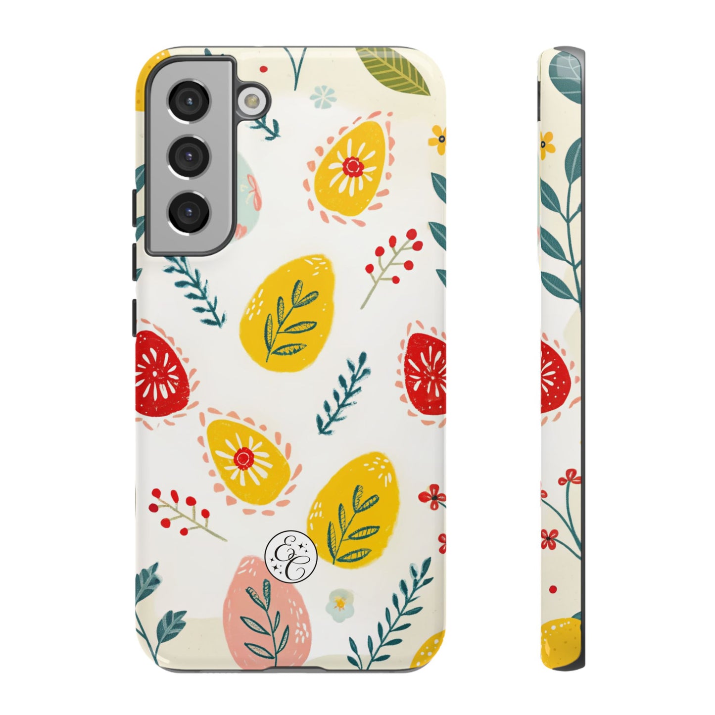 Colorful Easter Egg Pattern Tough Phone Case