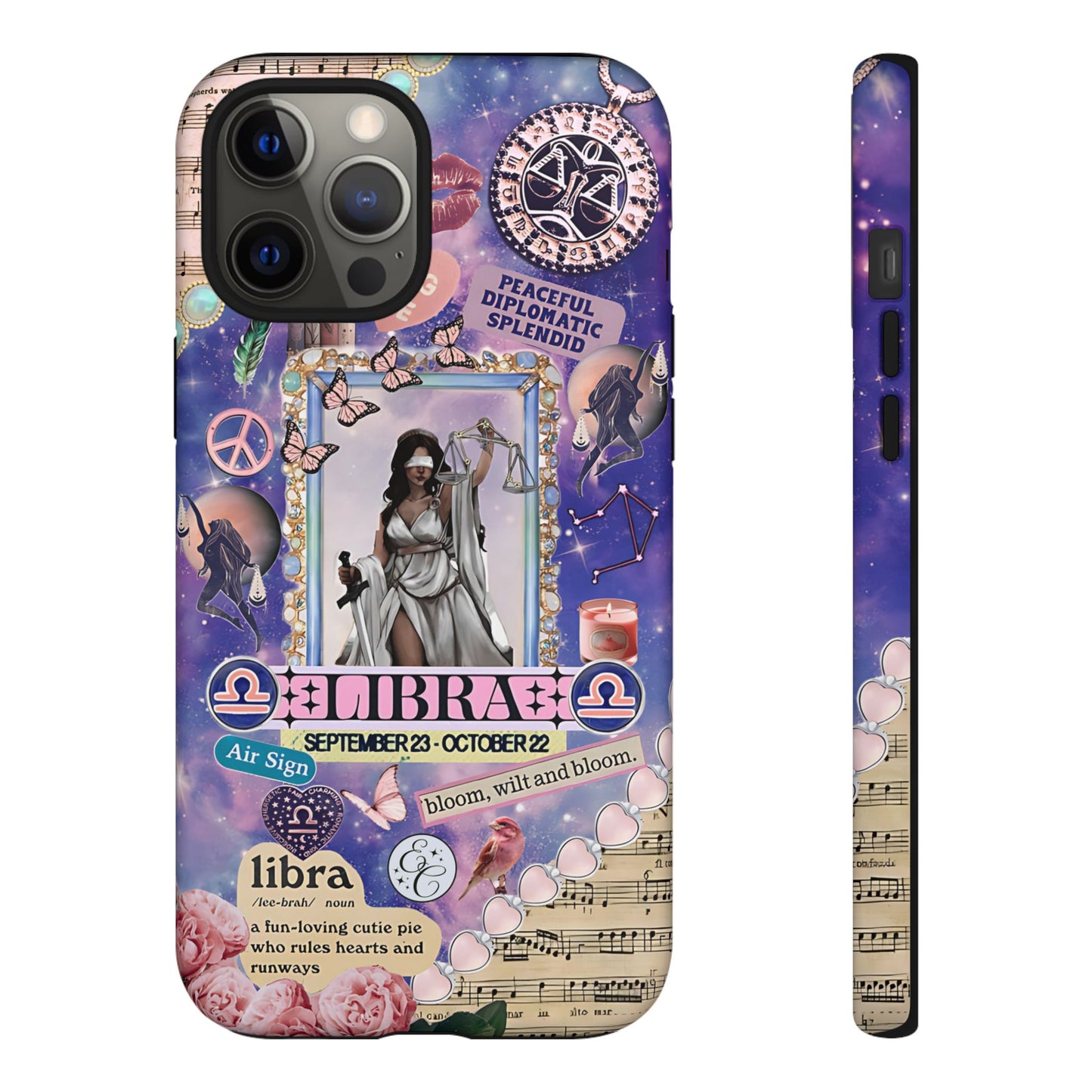 Libra Zodiac Star Sign Tough Phone Case