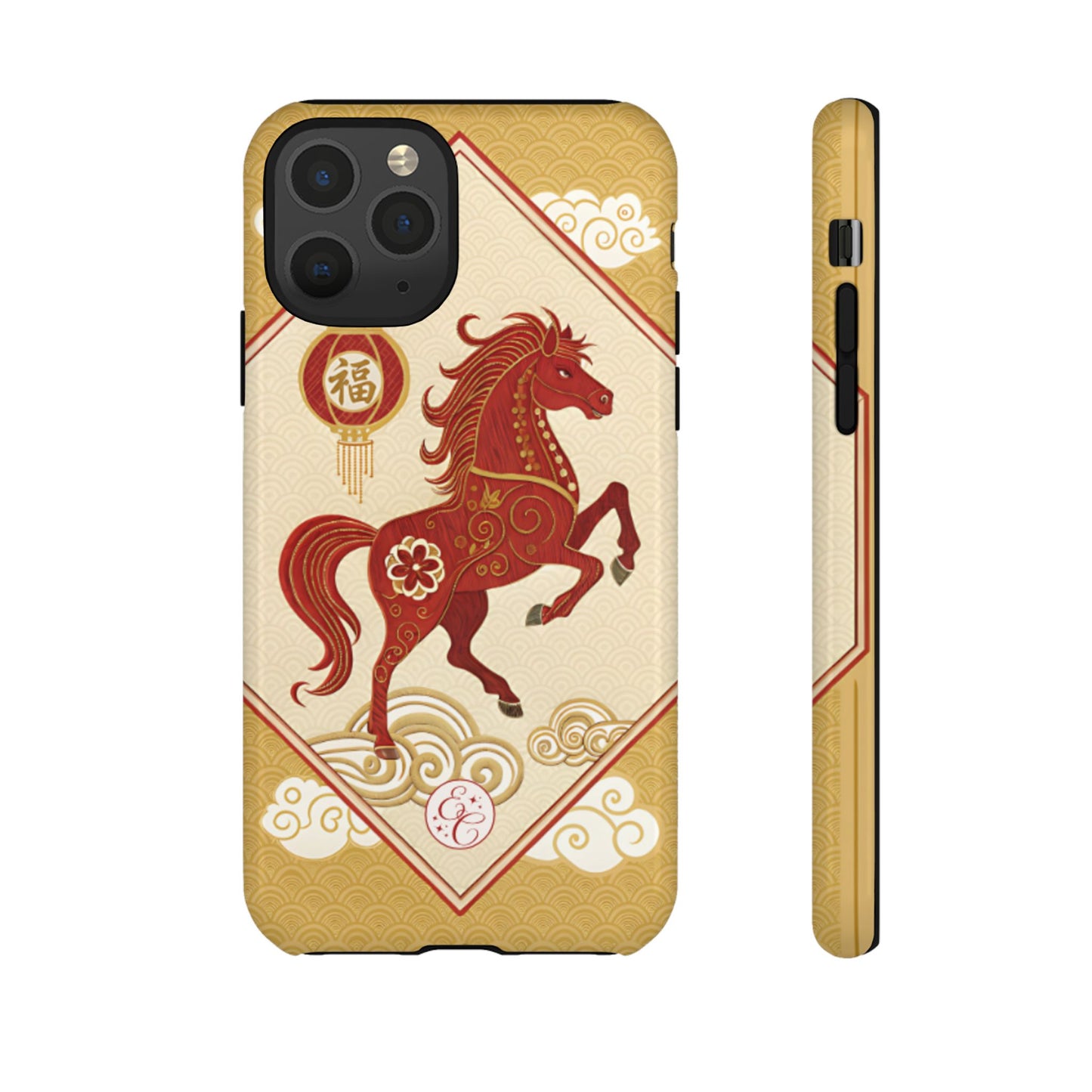 Chinese New Year Lucky Horse Tough Phone Case