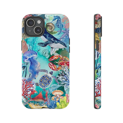 Ocean Wonders Collage Tough Phone Case