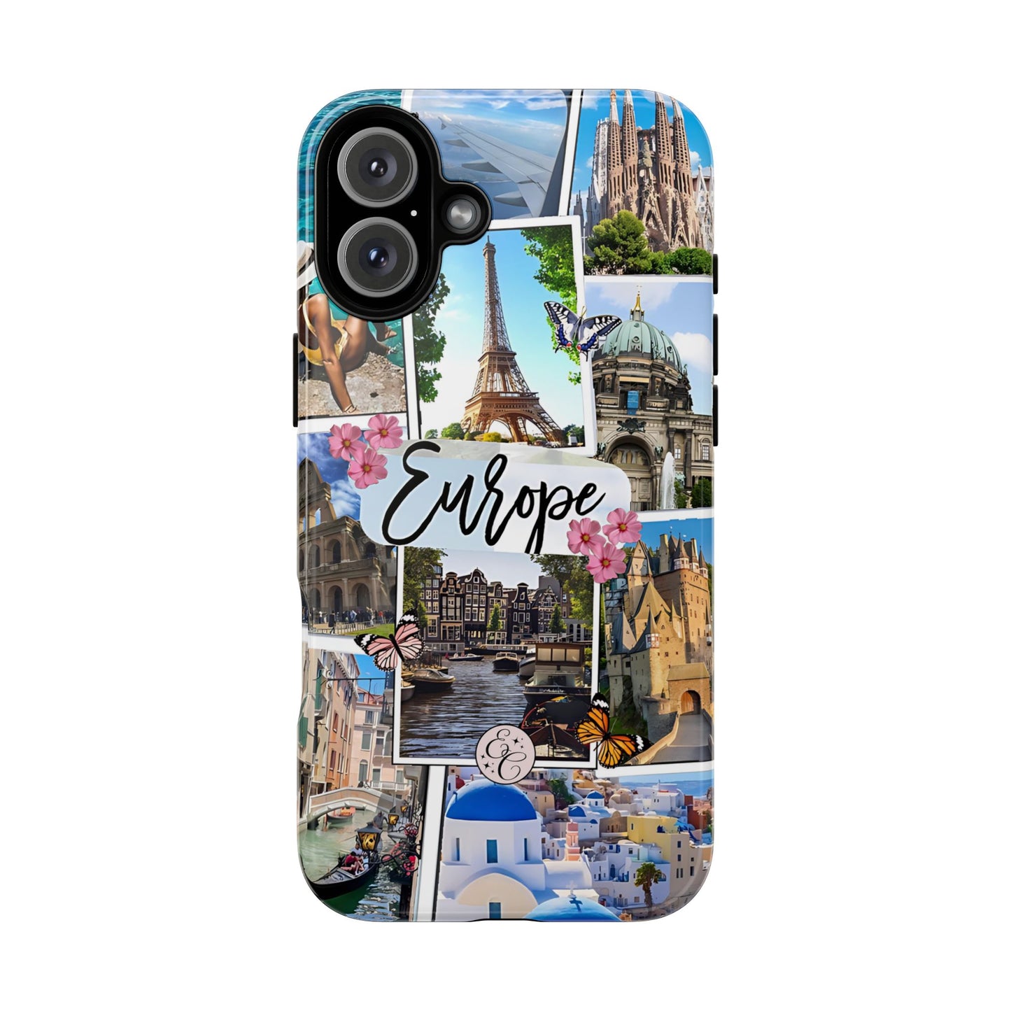 Europe Travel Collage Tough Phone Case