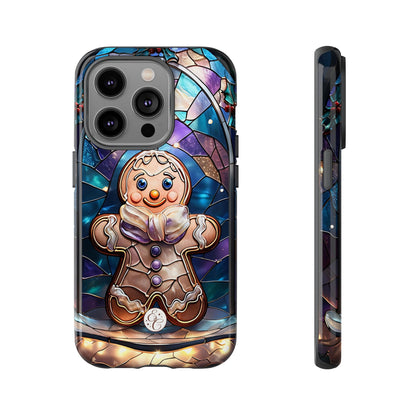 Gingerbread Man Stained Glass Tough Phone Case