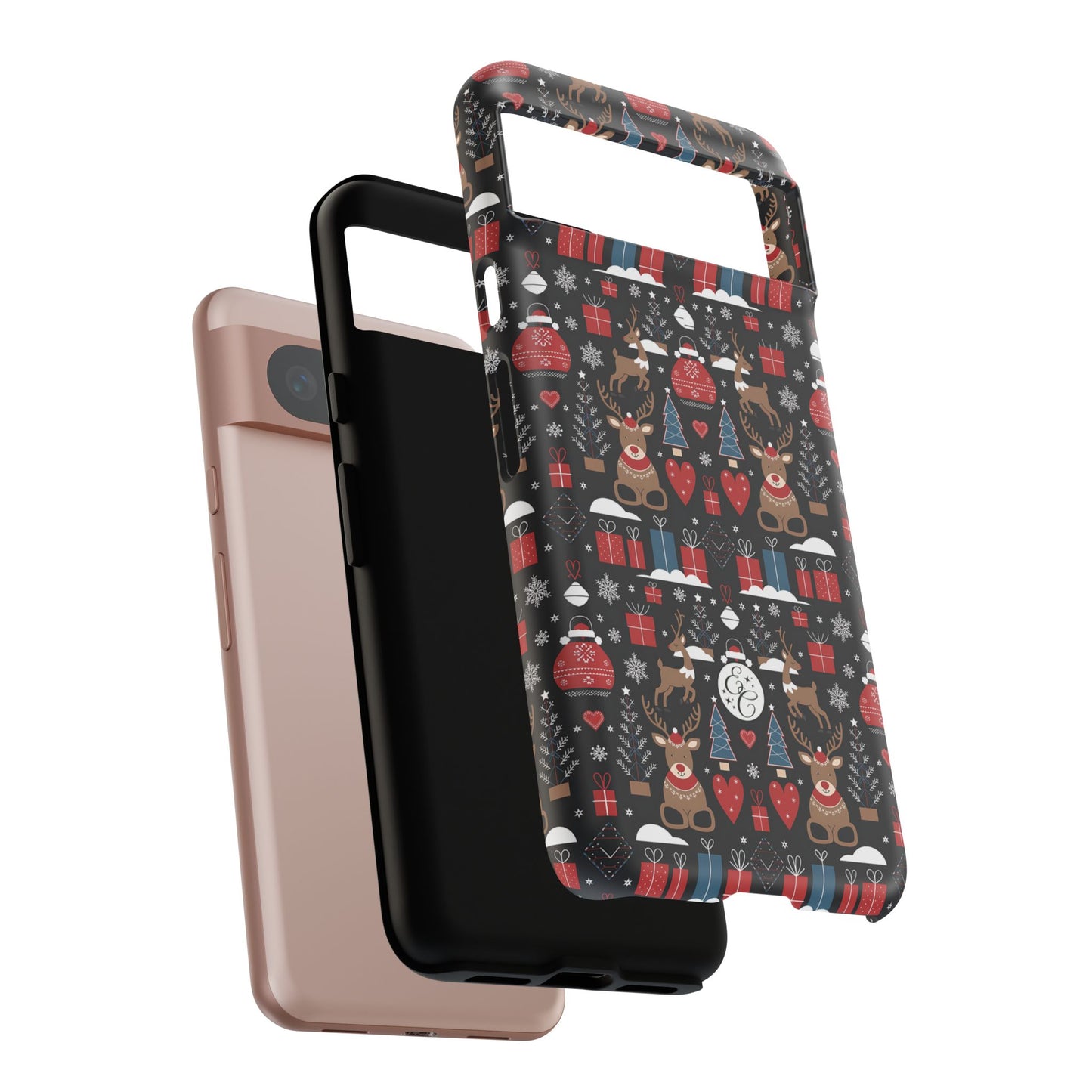 Christmas Holiday Pattern Tough Phone Case