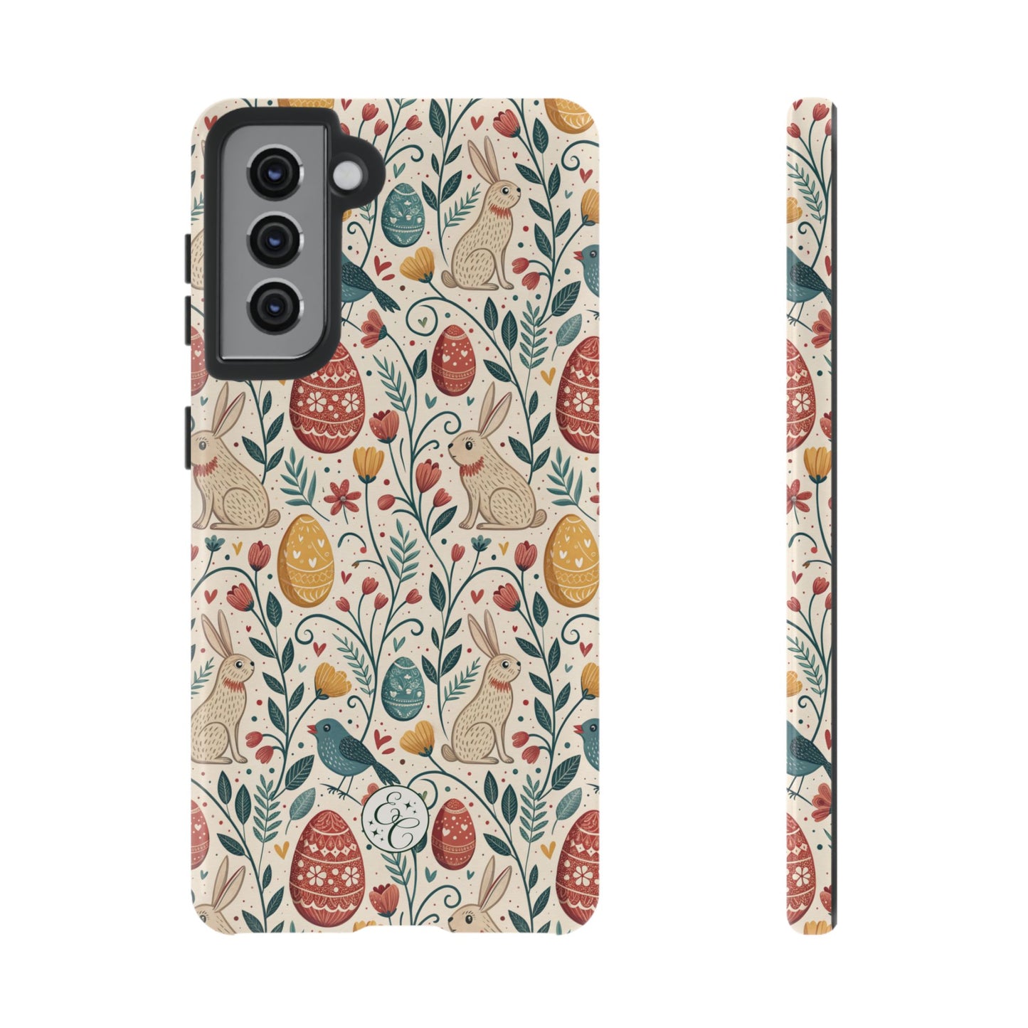 Vintage Easter Pattern Tough Phone Case