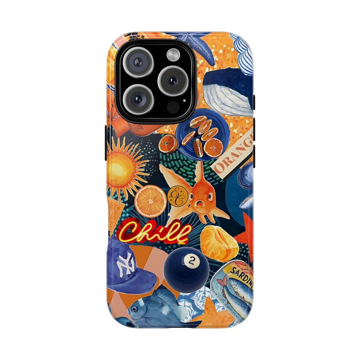 Nautical and Citrus Tough Phone Case