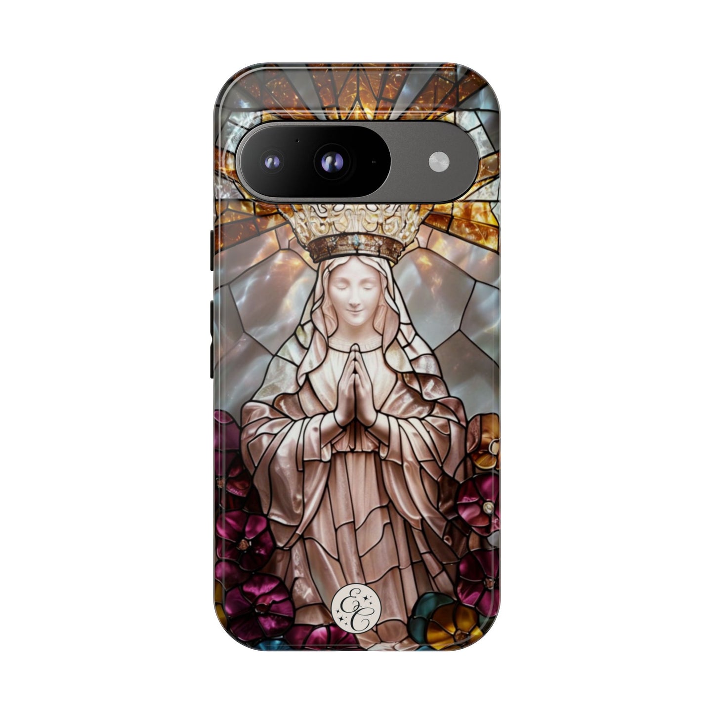 Virgin Mary Stained Glass Tough Phone Case