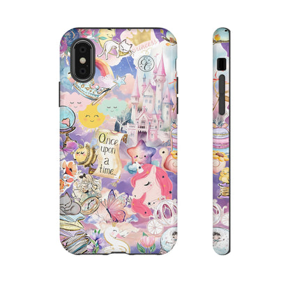 Whimsical Fairytale Collage Tough Phone Case