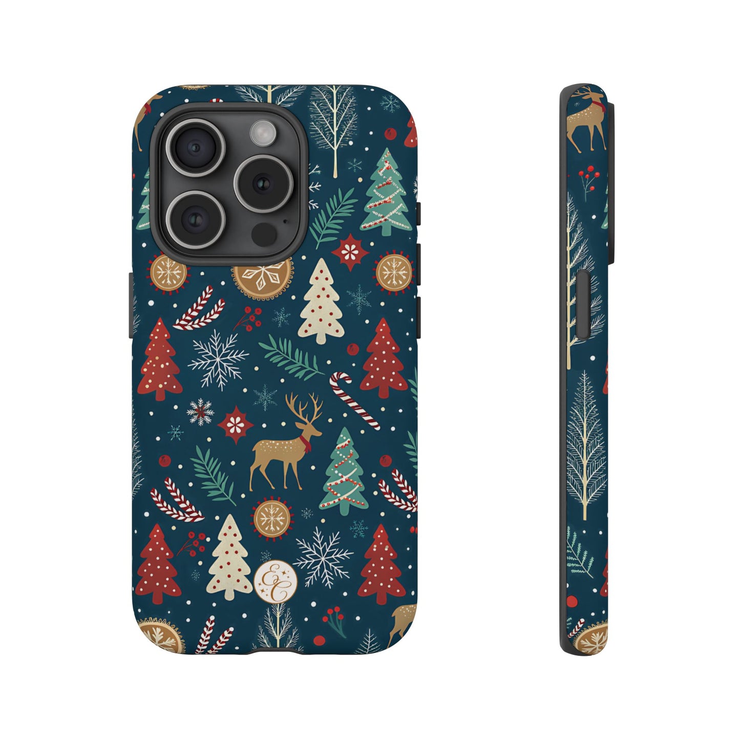 Christmas Holiday Pattern Tough Phone Case